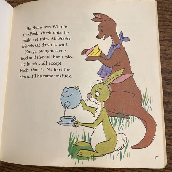 Walt Disney's Winnie the Pooh and the Honey Tree See Hear Read Book, No Tape - Picture 7 of 10